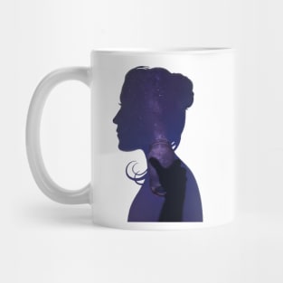 Galaxy woman Mug
